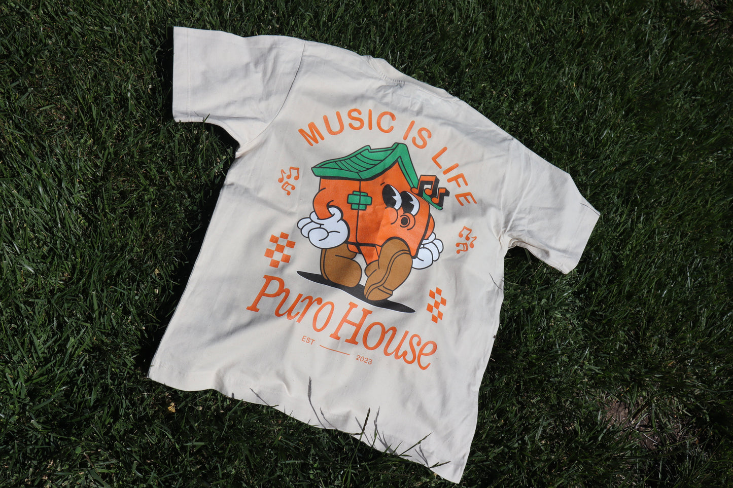 PURO HOUSE CREAM T-SHIRT